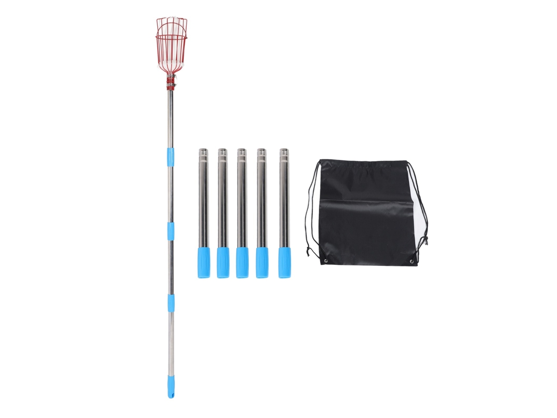 Colhedor de Frutas Primerox Inox com Vara 9 Seções