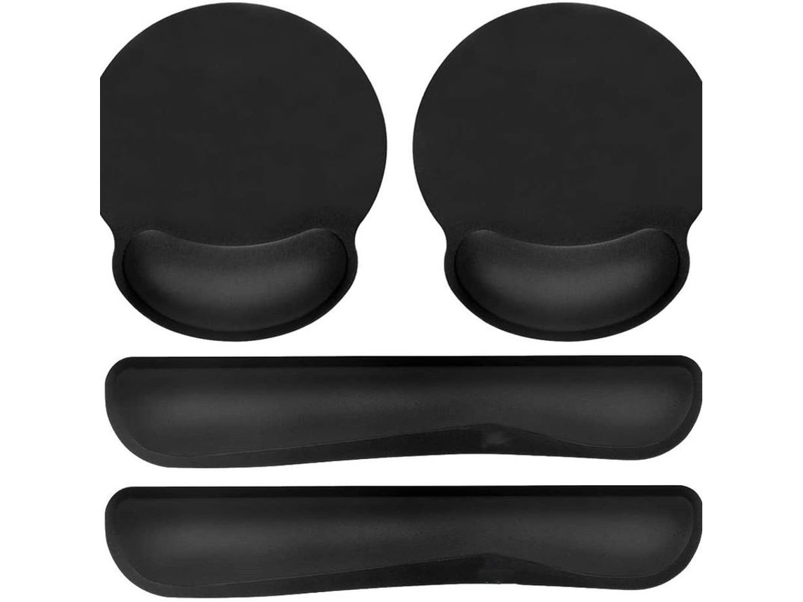 Conjunto De Apoio De Pulso Para Teclado E Mouse De Espuma Viscoelástica Premium Para Slowmoose