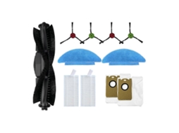 Conjunto De 11 Peças Para Aspiradores Robô Cecotec Conga 7490/7290 Eternal: Saco De Pó, Escova Lateral Principal, Filtro Hepa E Esfregão._ozo