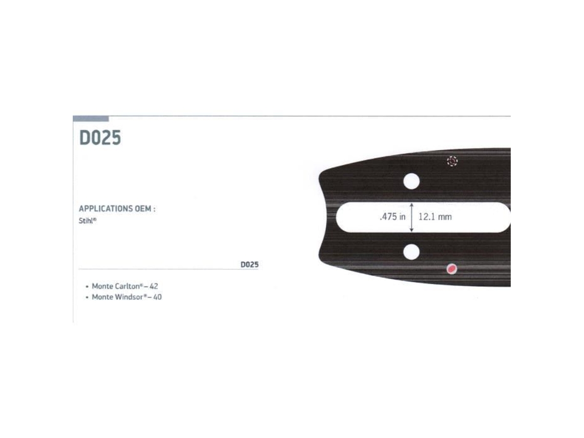 Guia de Motosserra OREGON 203Vxlhd025 Pro-Lite 50 Cm