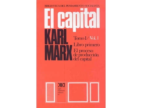 Livro El Capital. Tomo I/Vol. 1 de Karl Marx (Espanhol)