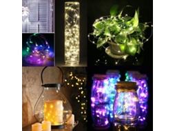 Fita de Luz Led Fio de Cobre Estrelada 2m 20leds S/MARCA