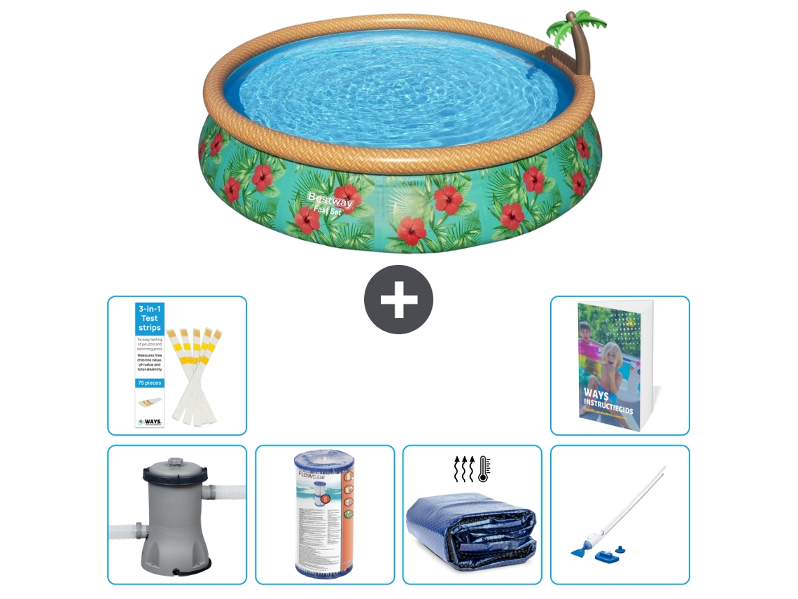 Bestway Piscina Bestway Fast Set Redonda - 457x84 Cm - 7-peças S201