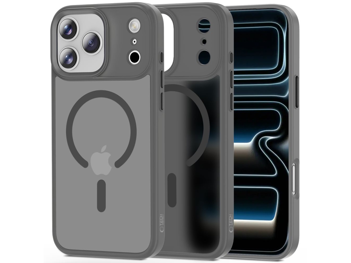 Capa Protetora Fosca Tech-protect Magmat Para Iphone 17 Pro Magsafe.
