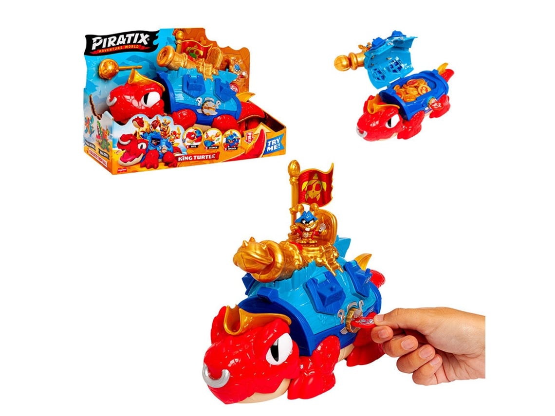 Piratix - Figura King Turtle