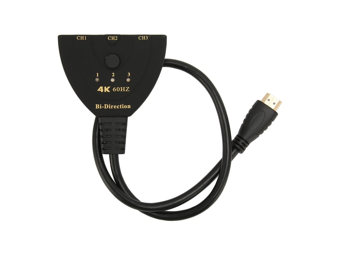 Switch HDMI 3 em 1, 4k60hz EOOCOO