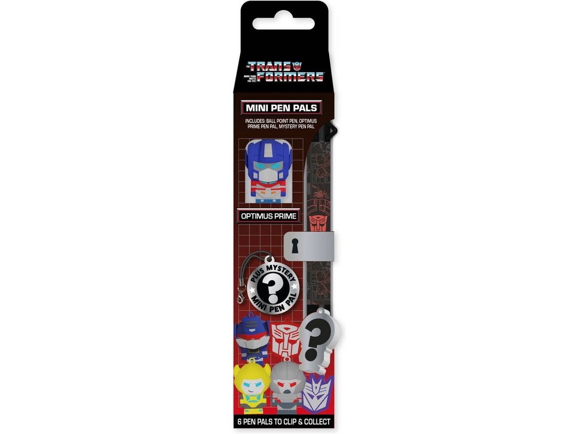 Caneta TRANSFORMERS - Mini Pen Pals (Outlet Caixa Aberta)