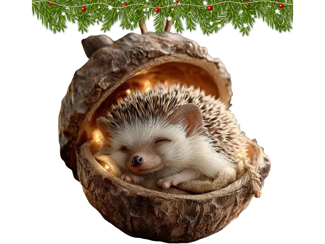 Enfeite De Natal Em Acrílico 2d Com Animais - Tema Festivo |