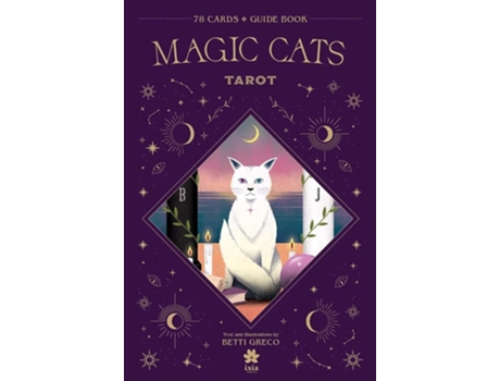 Livro Magic Cats Tarot de Betti Greco (Inglês)