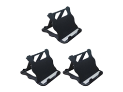 Suporte Para Celular Com Ângulo Ajustável, Universal, Dobrável, Para Uso Em Mesas, Compatível Com Celulares E Tablets. Cor Branco. Nostalgia88