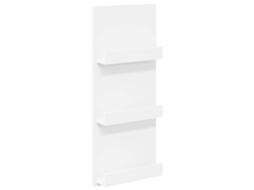 Conjunto 1 Suporte Para Revistas Vidaxl Branco Derivados De Madeira (43 X 11 X 102 Cm)