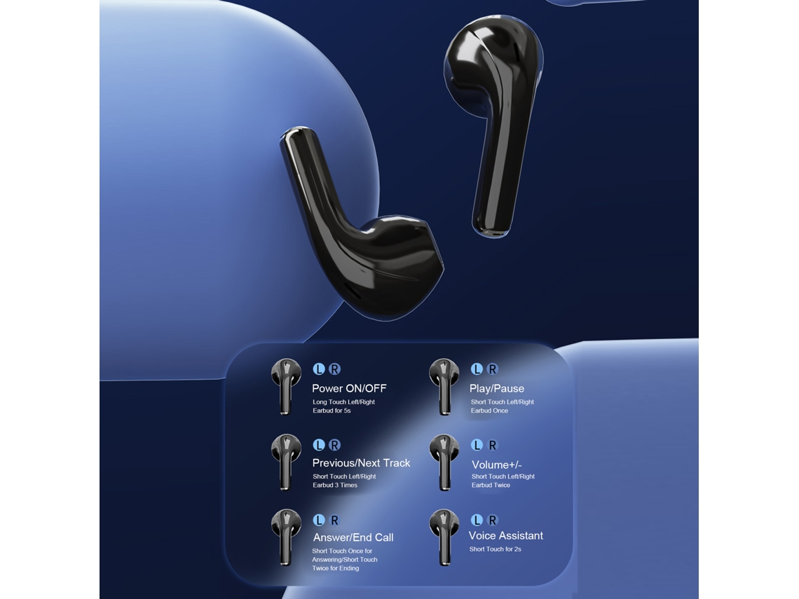 Fones Bluetooth True Wireless EOOCOO Lenovo Xt83 Pro