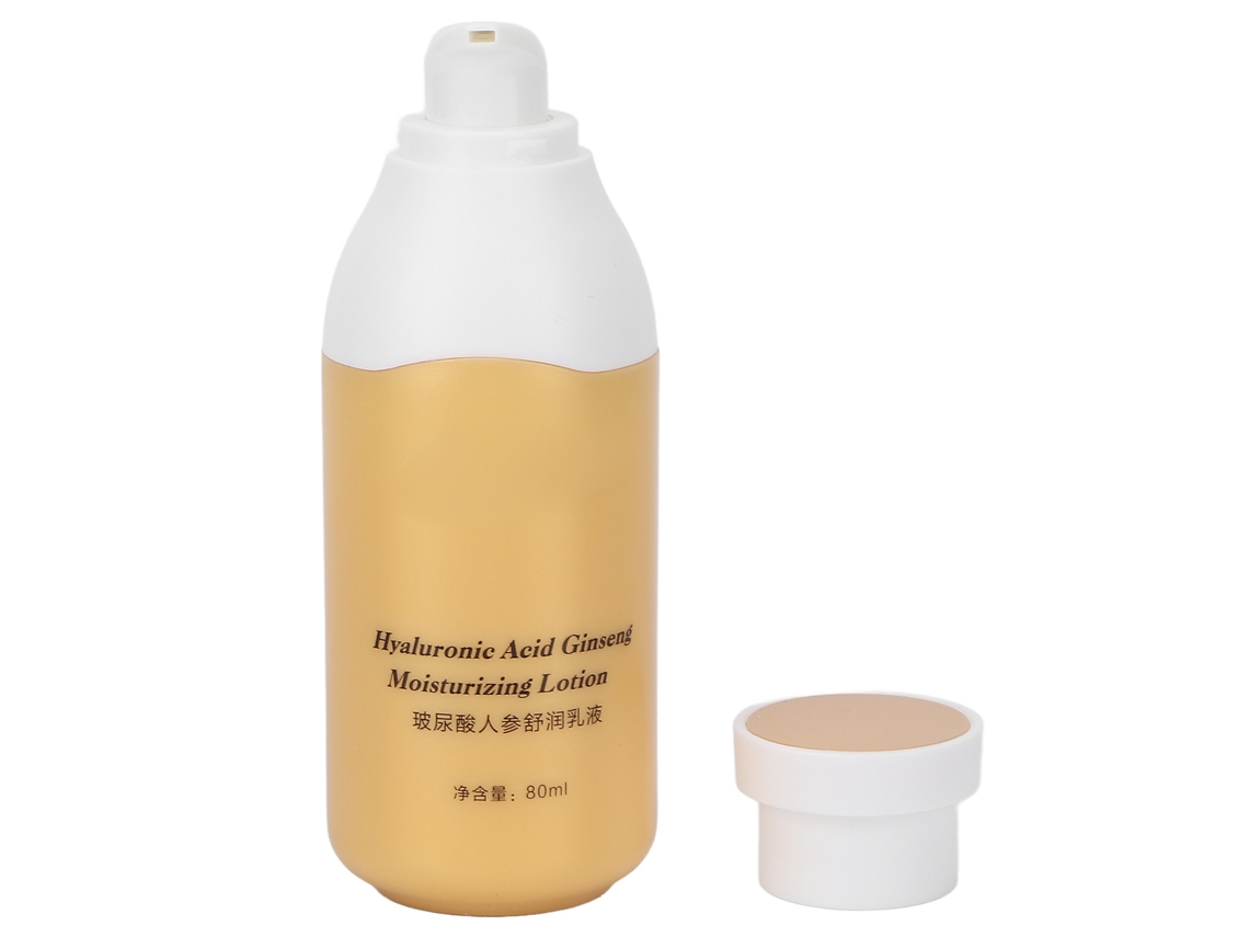 Creme hidratante de 80ml com ácido hialurônico e ginseng para pele seca e sensível, para um cuidado facial suave e delicado.