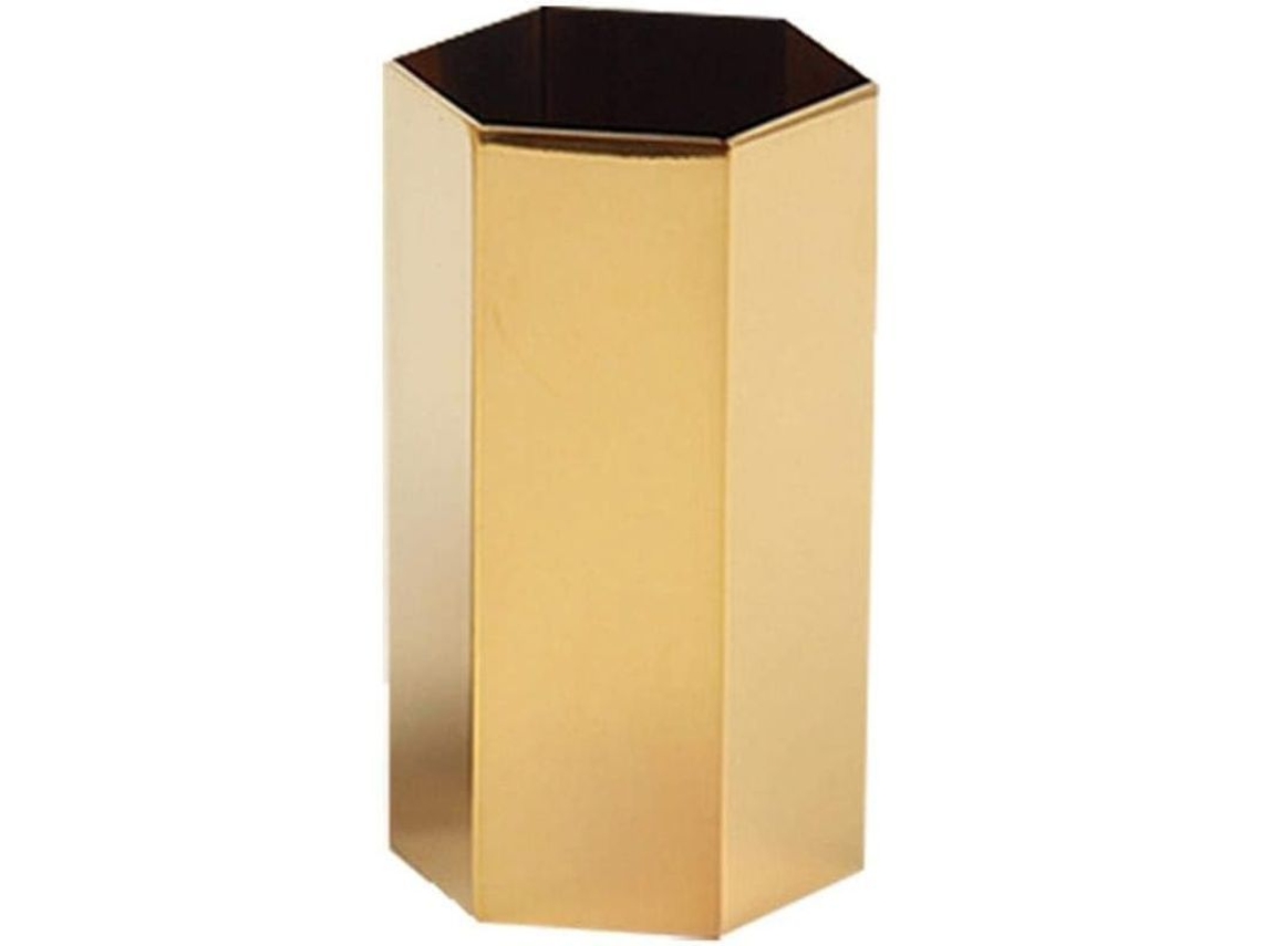 Vaso De Metal Redondo, Porta Lápices Multifuncional, Decoración De Escritório, Vaso Para Flores Secas E Plantas Pequenas