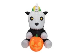 Juguete Esquelético Inflável Decoração Hinchável Impermeável Com Luz Led Para Jardim De Halloween