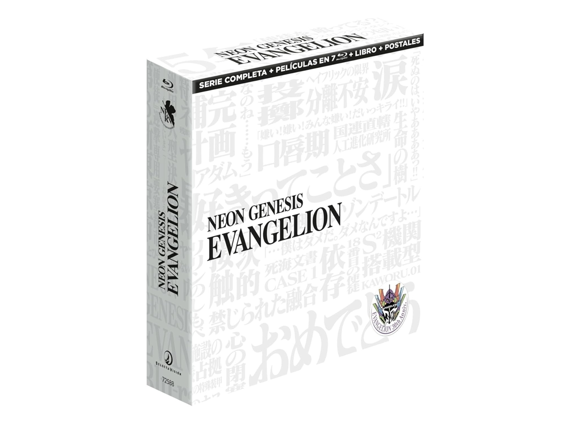 Neon Genesis Evangelion (30th Aniversario, Edición Blanca) blu-ray (1995) Shin Seiki Evangelion