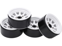 Rodas de Metal 0,9 Polegadas para Carros RC SFUSHOS