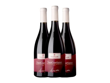 Vinho DUE PALME SanGaetano Primitivo Primitivo di Manduria (0.75 L - 3 Unidades)