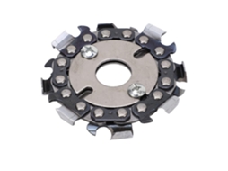 Disco De Esmerilhadeira Circular 2, 5 Polegadas Com 8 Dentes Para Madeira, Disco De Corrente Para Esmerilhadeira Angular