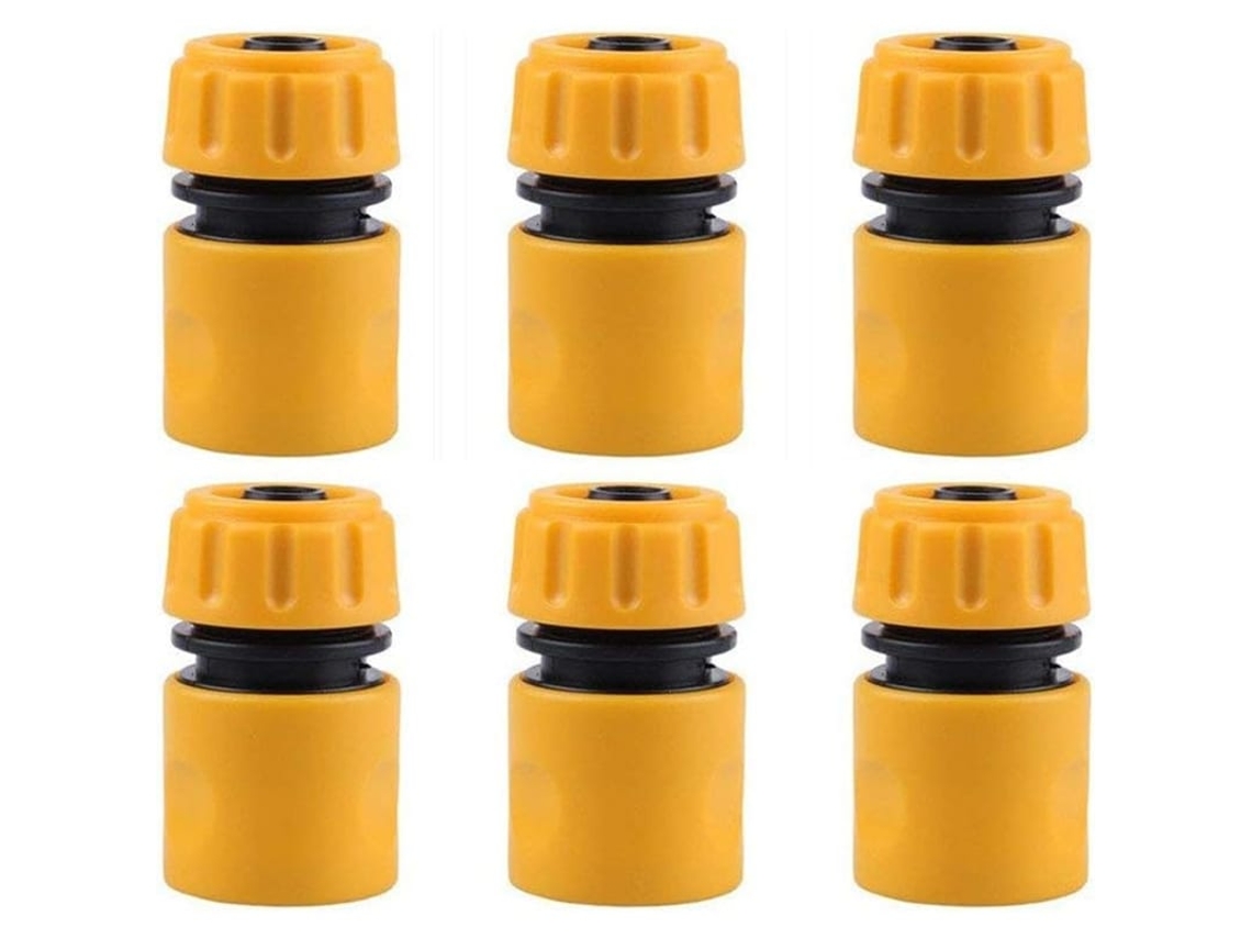 Conector Rápido Para Mangueira 1/2" (16mm) 6 Peças Compatível Com Hozelock
