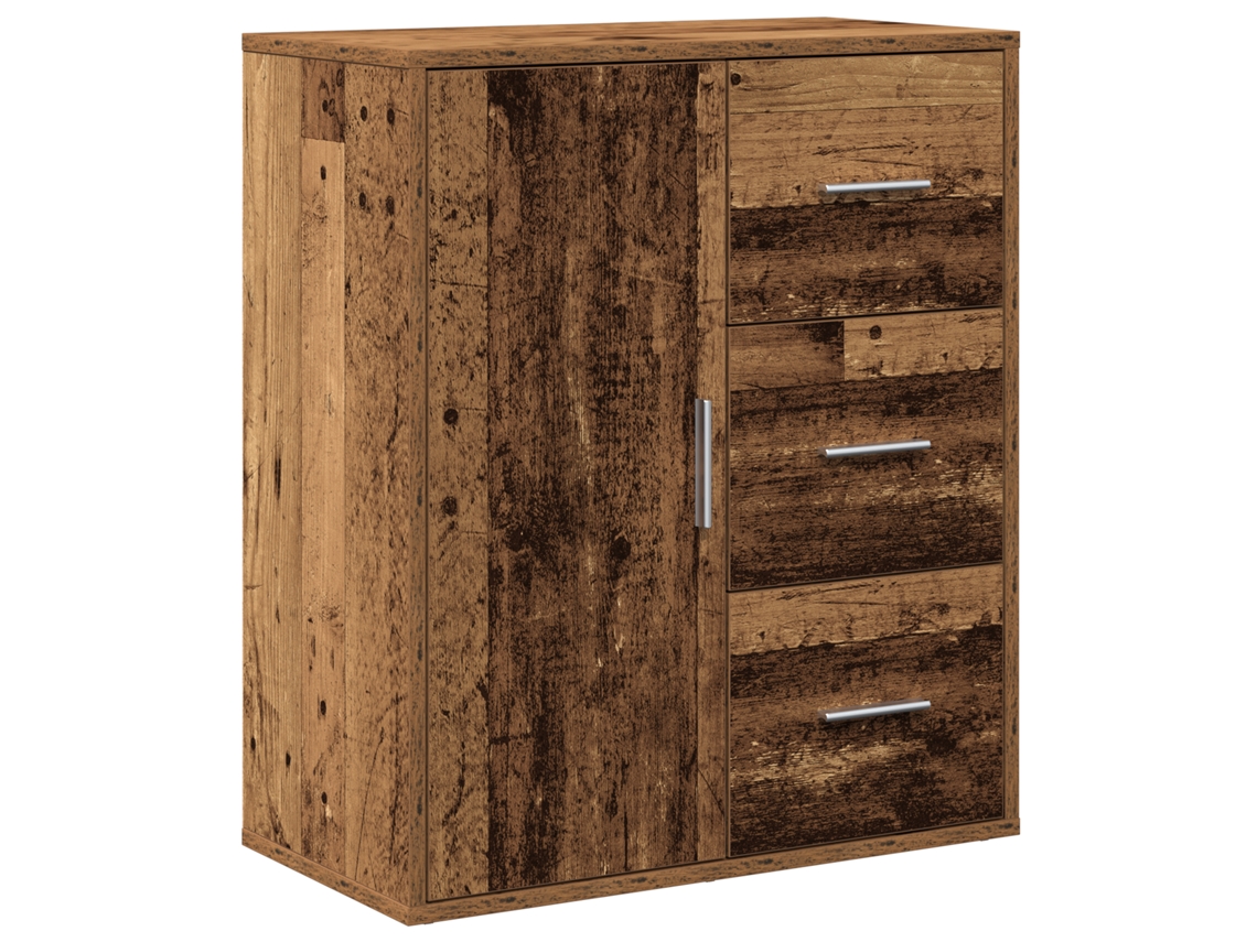 Conjunto 1 Buffet Vidaxl Castanho Derivados De Madeira (60 X 31 X 70 Cm)
