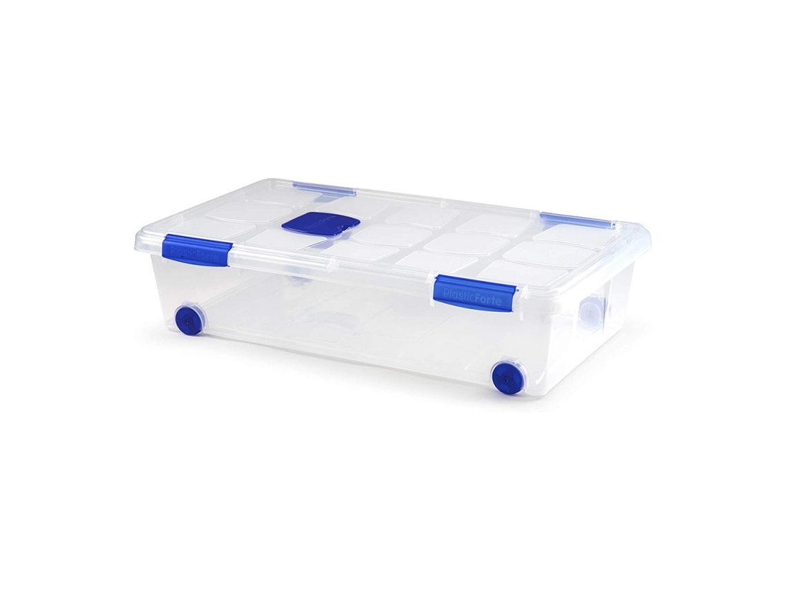 Caixa de Armazenamento PLUS OFFICE 30L Transparente