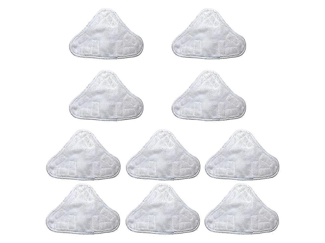 10 Pacotes Capas Esfregão Microfibra Laváveis Resistentes Compatível Com X5 Branco