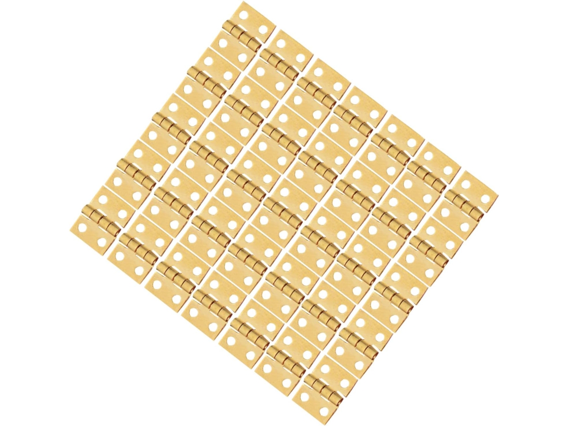 Conjunto De 30 Mini Cobre Para Caixas Madeira, Joias, Em Douradas