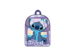 Mochila Pré Escolar 30cm Stitch Basic Lilás