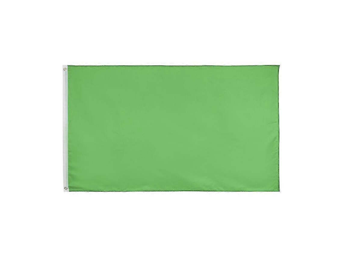 Rebe bandera Roja de Color Sólido 90x150cm de Poliéster Super tex Impresa para Decoración Colgante Modelo E03c 90 X 150 Cm Verde