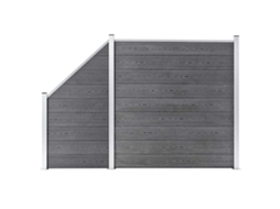 Fence Set, Fence Sets Vidaxl Cinzeto Wpc (n/a)