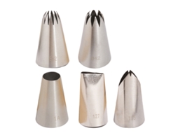 Conjunto de Bicos de Decoração Grande Aço Inoxidável para Bolos e Biscoitos RNEMITERY
