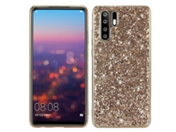 Capa De Tpu À Prova De Choque Com Glitter Em Pó Para Huawei P30 Pro