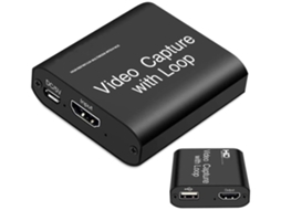 Placa De Captura Hdmi Com Loop 4k, 1080p, 60fps, Usb 2.0, Para Ps3/4, Xbox One E 360
