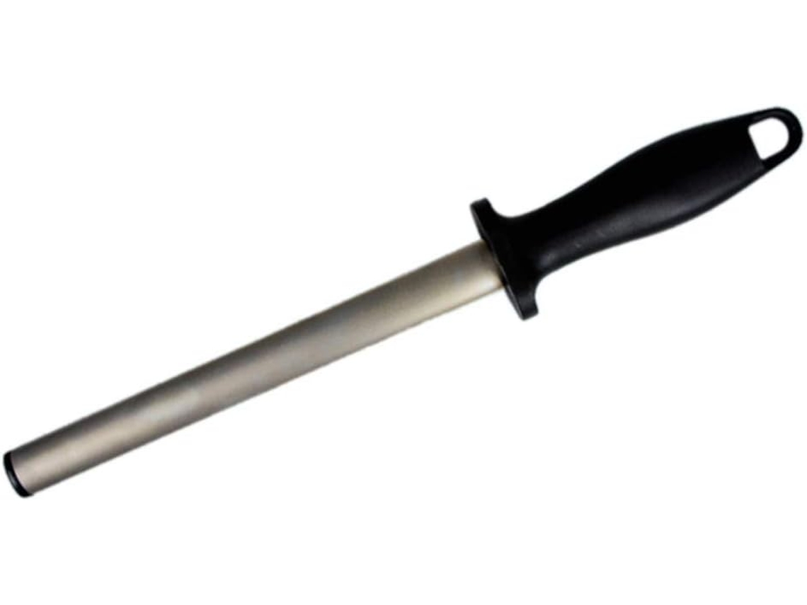 Afiador De Lâminas, Haste Aço Carbono Para Afiar, Cabo Borracha, 30 Cm Vayotoy (12 Polegadas)
