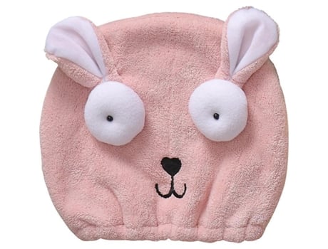 Toalha De Secador De Cabelo Com Desenho Animado Fofo Para Mulheres E Meninas - Envoltório De Cabelo Ultra Absorvente Para Secagem Rápida De Cabelos