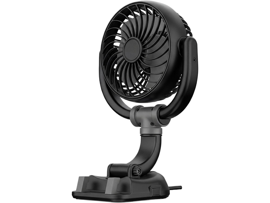 Ventilador Com Rotação Automática De 160° Alimentado Por Usb