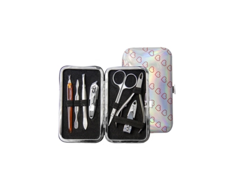 Manicure Donegal Zestaw com 7 acessórios de qualidade, modelo 2427