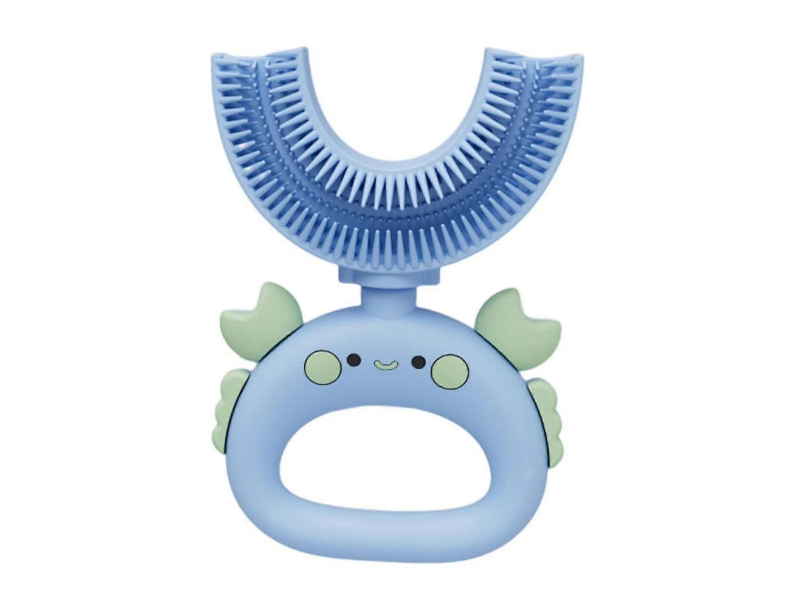 Escova de Dentes Infantil Sinknap em Formato U, Manual, Fácil Usar, com Fofo, Cerdas Macias e Adorável, F Eita Silicone. Ideal Pa GOKOCO
