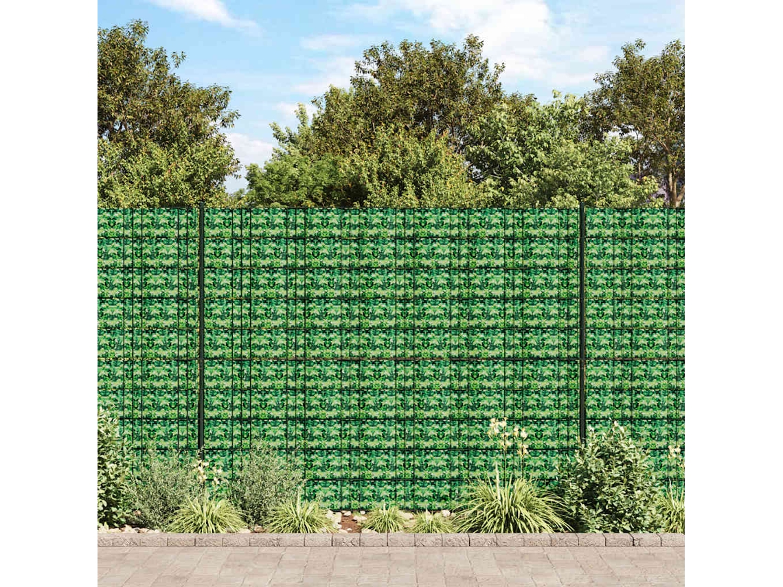 Vidaxl 4 Pcs Painéis De Privacidade Para Jardim 35x0,19 M Pvc Verde