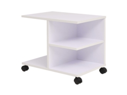 Rolling Shelf, Rolling Shelves Vidaxl Branco Madeira Processada (n/a)
