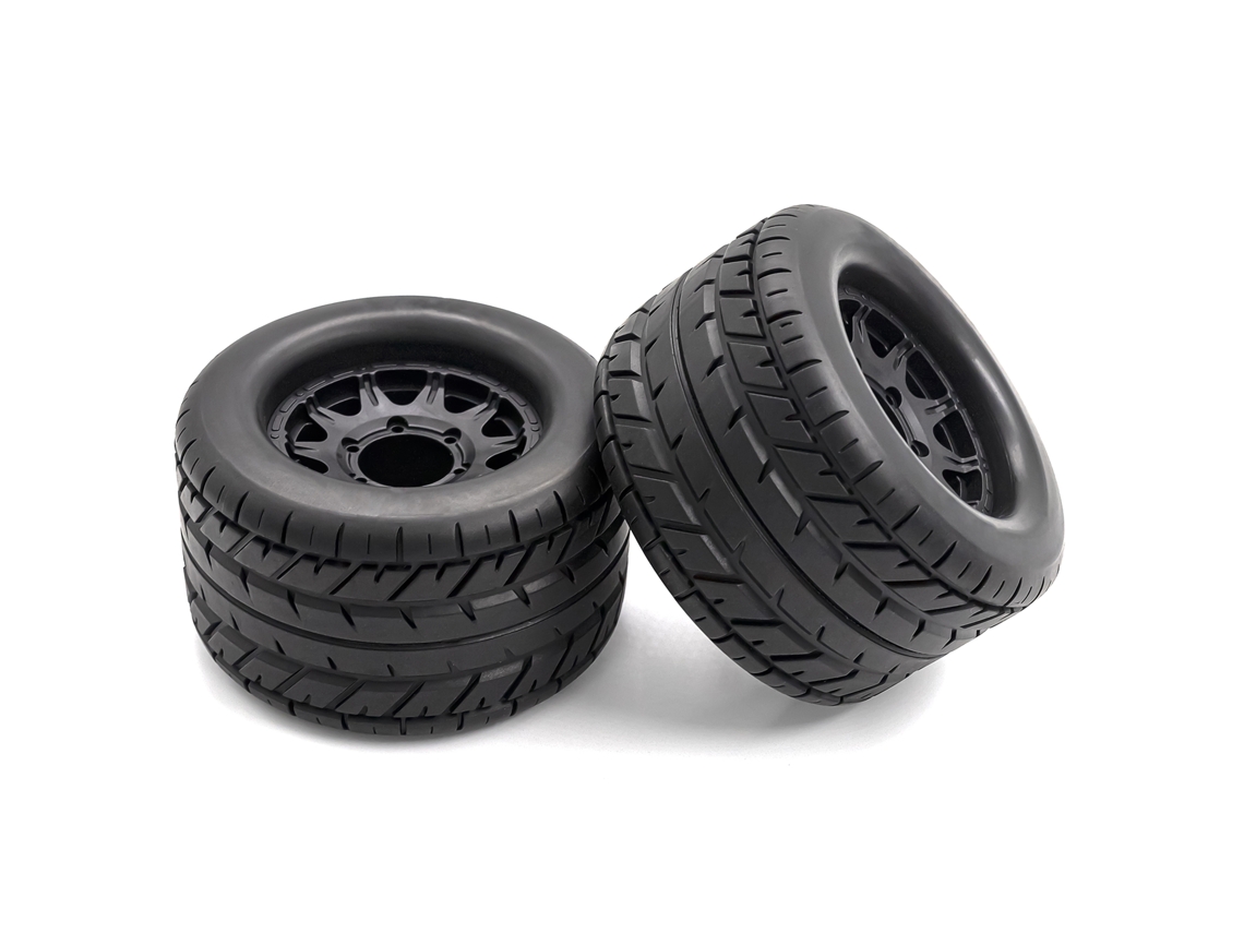 Mali pneus de Carro Rc com Aros 4pcs para Substituição em Carros Rc 1/10 Losi Hsp Traxxas