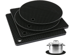 Conjunto de 4 Porta copos de Silicone com Isolamento Térmico AQUAFORGE