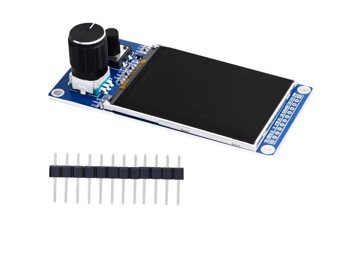 Tela Tft Lcd De 1, 8 Polegadas 2, 4 Polegadas Com Módulo Combinado De Codificador Rotativo Ec11 E Interface Spi St7735s