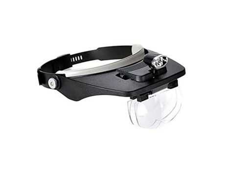 Viseira com lupa binocular e lente de aumento intercambiável Light Plus SUNNING