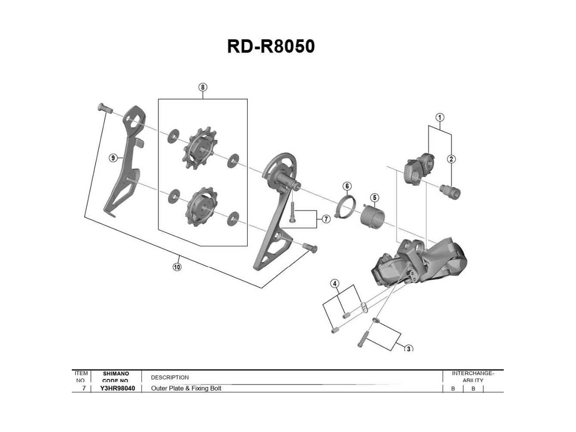 Shimano Rd-R8050 External