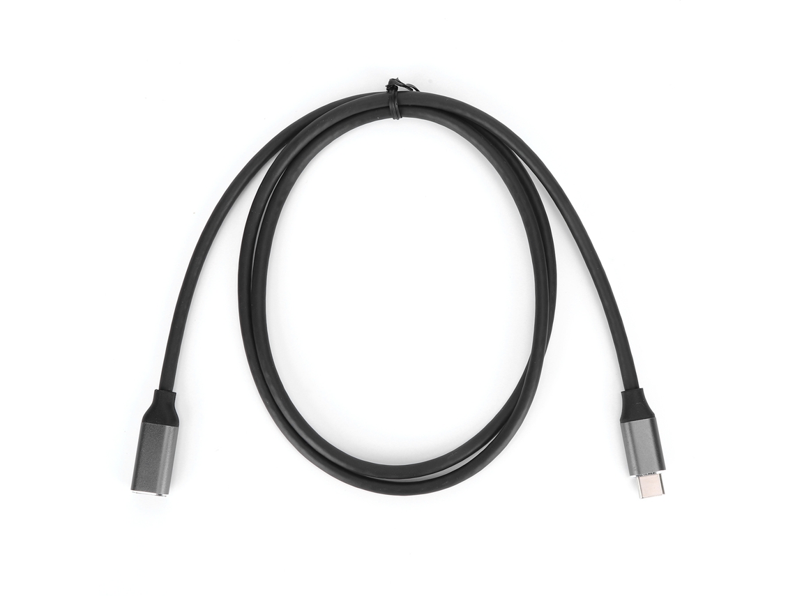 Mali cabo Extensor Usb C Macho para Fêmea Hd 4k Usb 3.1 Pd 60w 3a 1m Alumínio Pvc Resistente