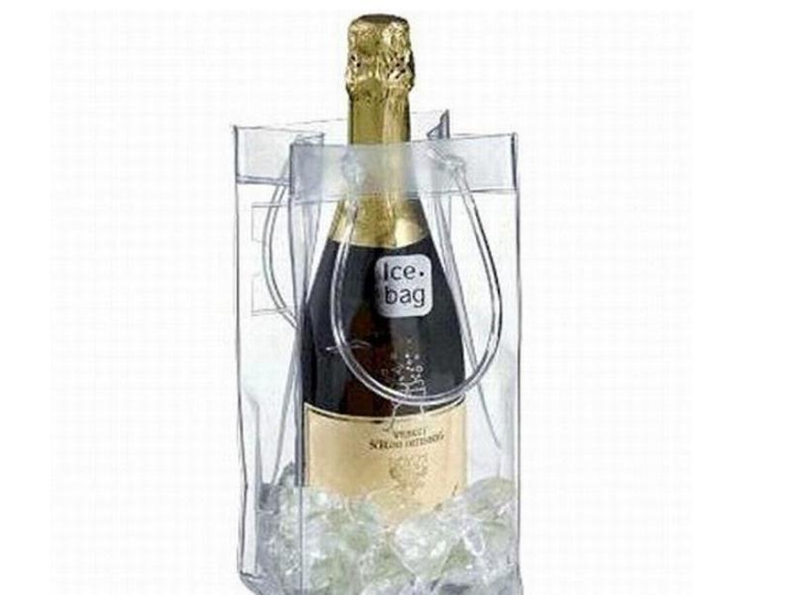 peça de PVC para vinho, cerveja, champanhe, bebida, bolsa térmica, bolsa para vinho Slowmoose