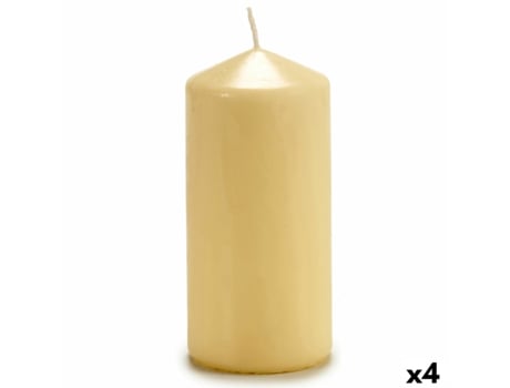 Vela 15,5 cm Creme (4 Unidades)