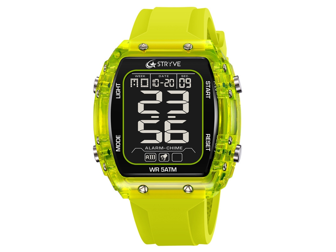 Relógio de Pulso MDUG digital luminoso, à prova d'água, estilo masculino (LxAxP cm)